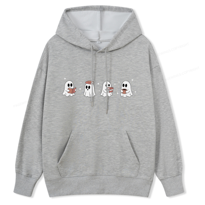 Pagewings Bookish Ghost Unisex Classic Hoodie