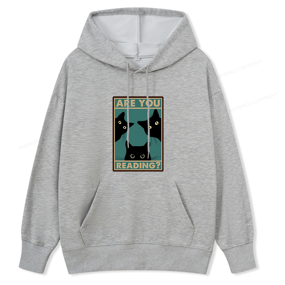 Pagewings Are You Reading Unisex Classic Hoodie
