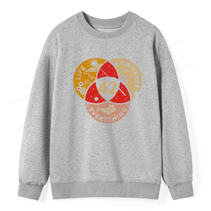 Pagewings 42 The Answer To Life The Universe And Everything Unisex Classic Sweatshirt