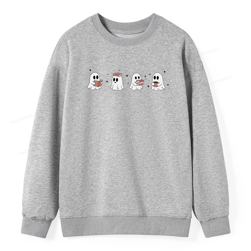 Pagewings Bookish Ghost Unisex Classic Sweatshirt