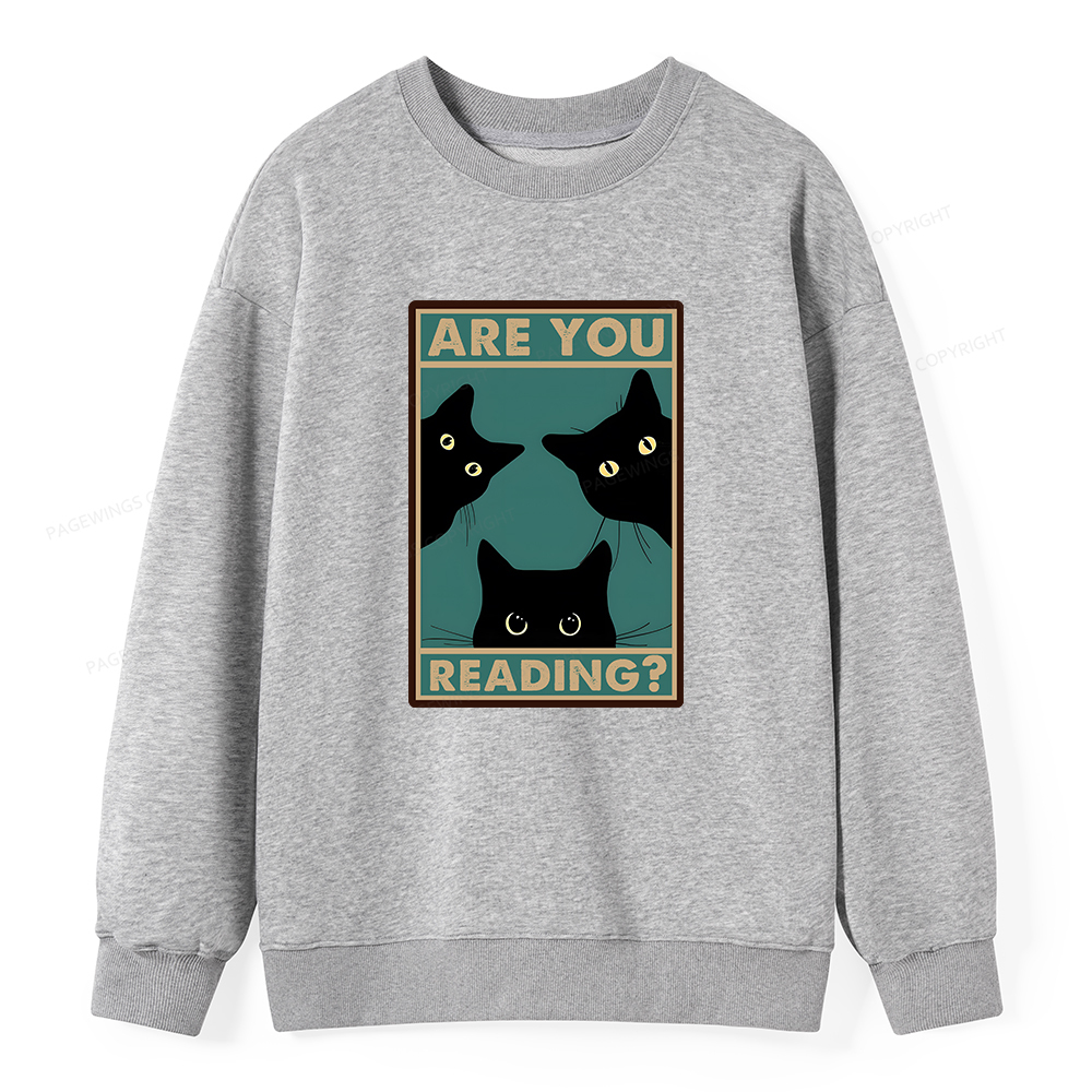 Pagewings Are You Reading Unisex Classic Sweatshirt