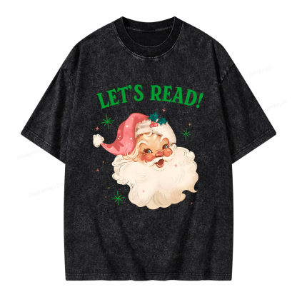 Pagewings Let’s Read Unisex Washed T-shirt