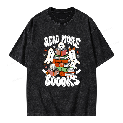 Pagewings Read More Boooks Unisex Washed T-shirt