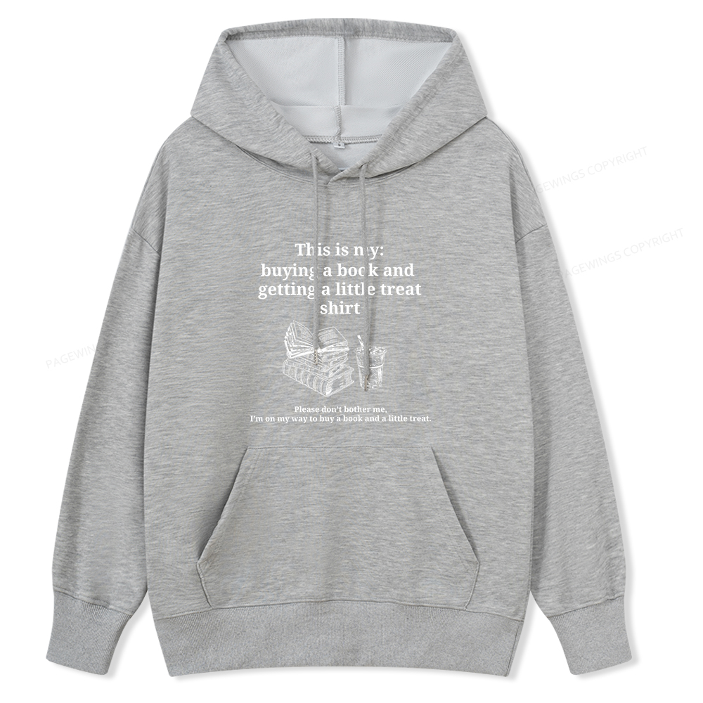 Pagewings Buying A Book And Getting A Little Treat Unisex Classic Hoodie