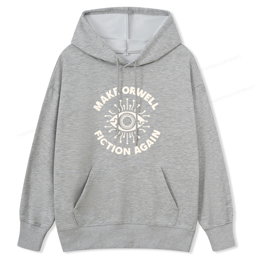 Pagewings Make Orwell Fiction Again Unisex Classic Hoodie