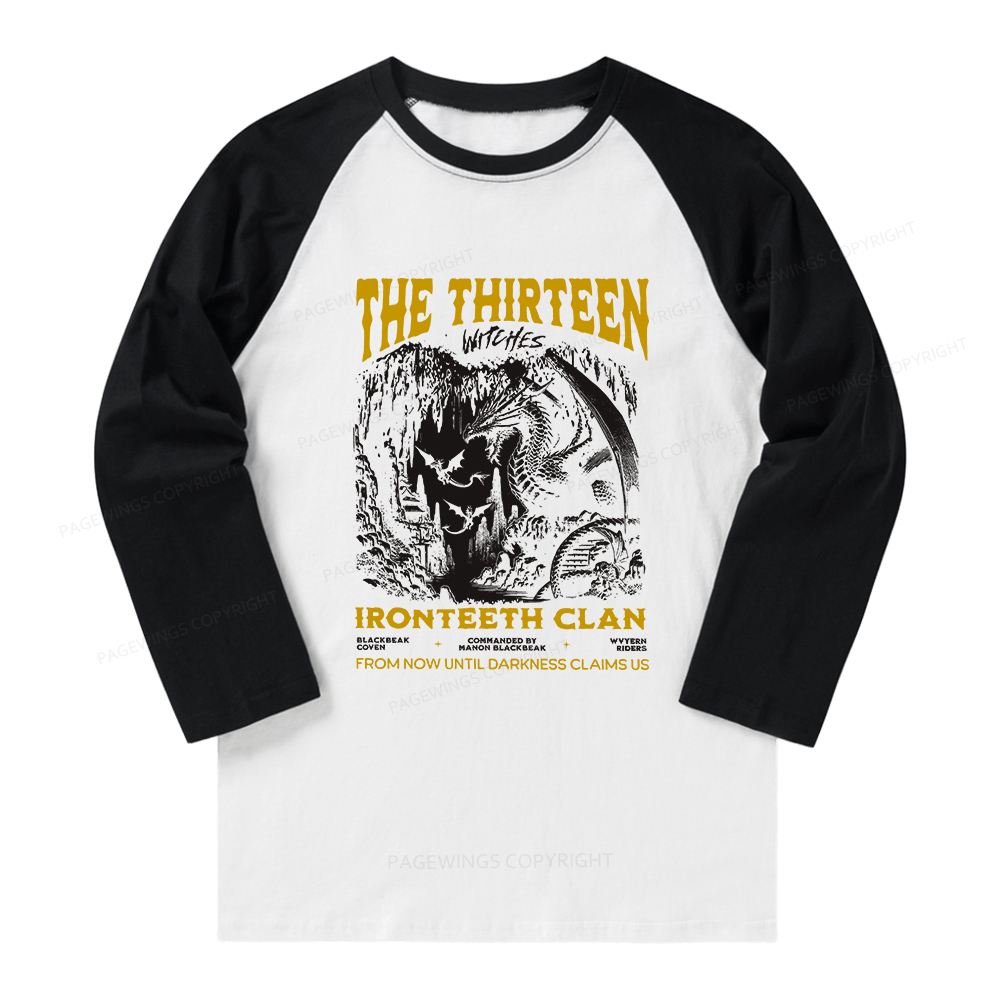 Pagewings The Thirteen Long Sleeve Raglan T-shirt