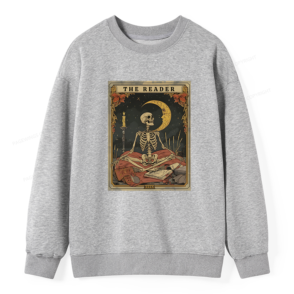 Pagewings The Reader Tarot Card Unisex Classic Sweatshirt