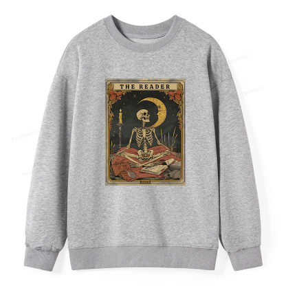 Pagewings The Reader Tarot Card Unisex Classic Sweatshirt