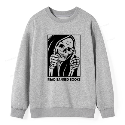 Pagewings Read Banned Books Unisex Classic Sweatshirt