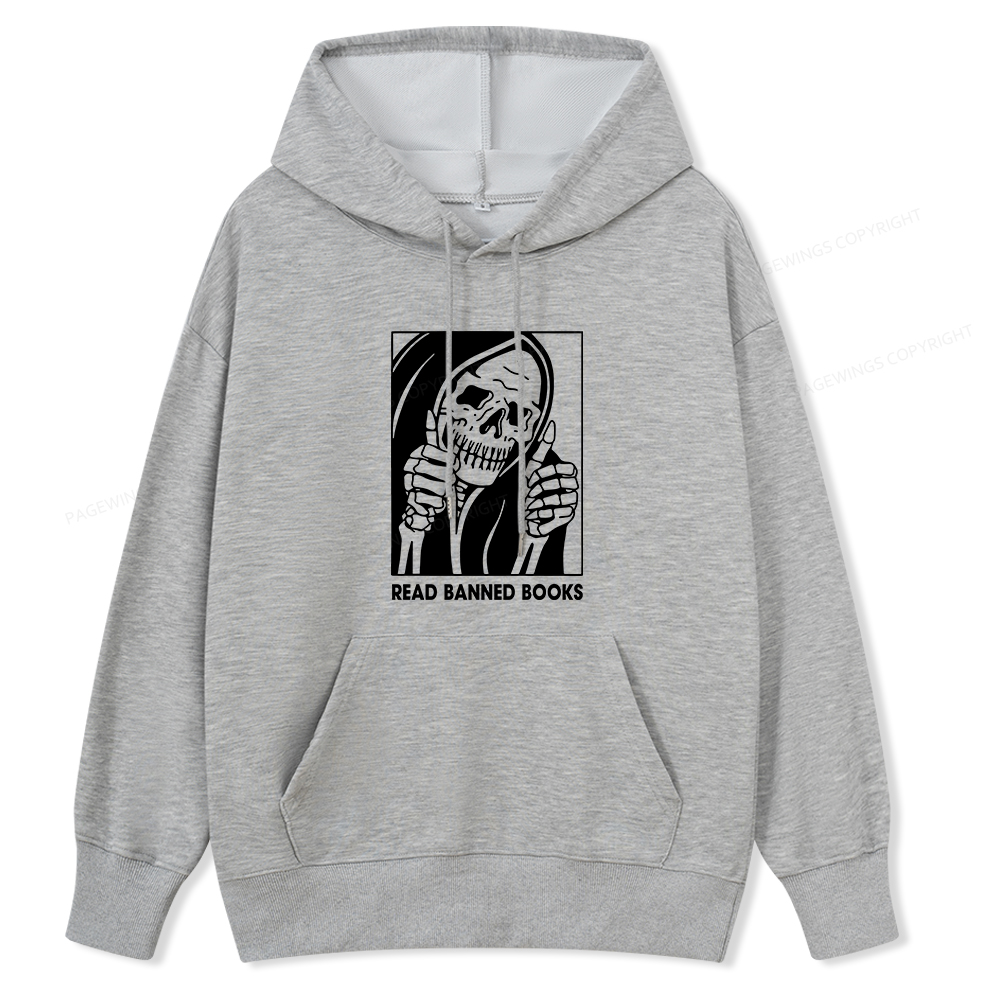Pagewings Read Banned Book Unisex Classic Hoodie