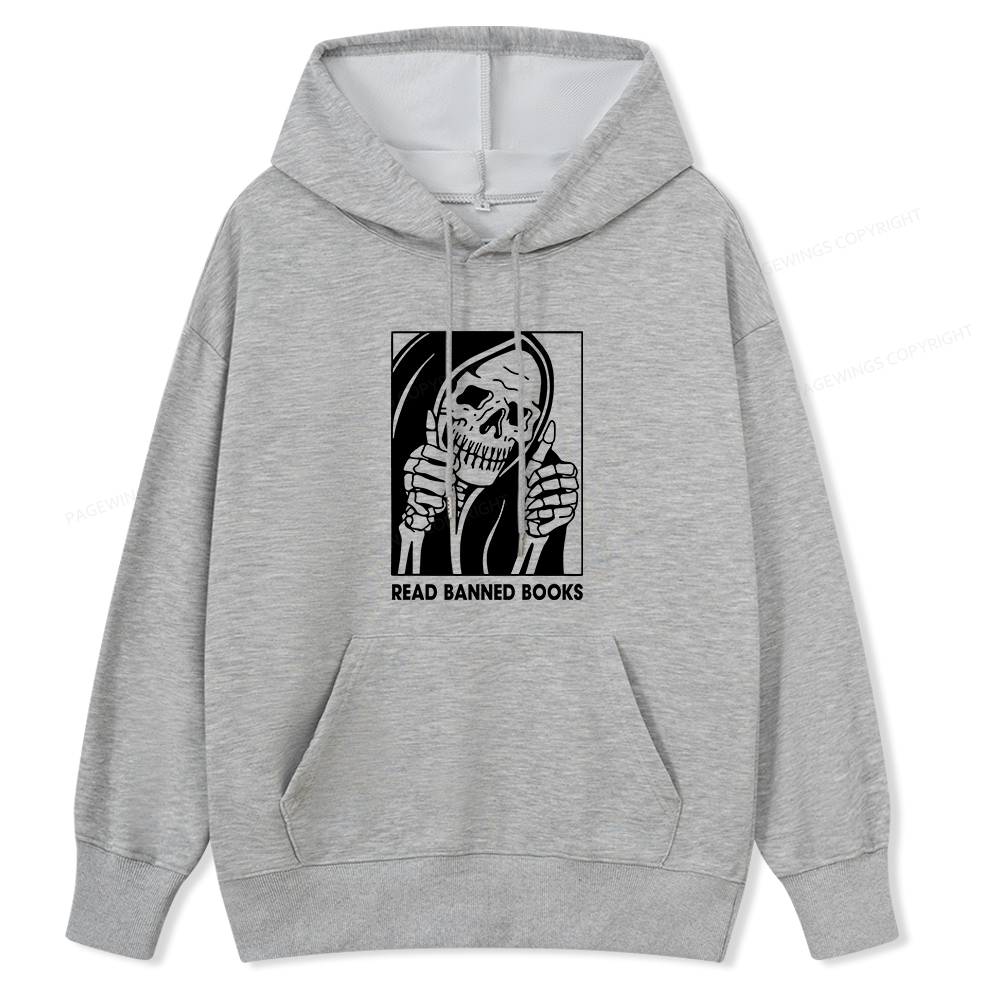 Pagewings Read Banned Book Unisex Classic Hoodie