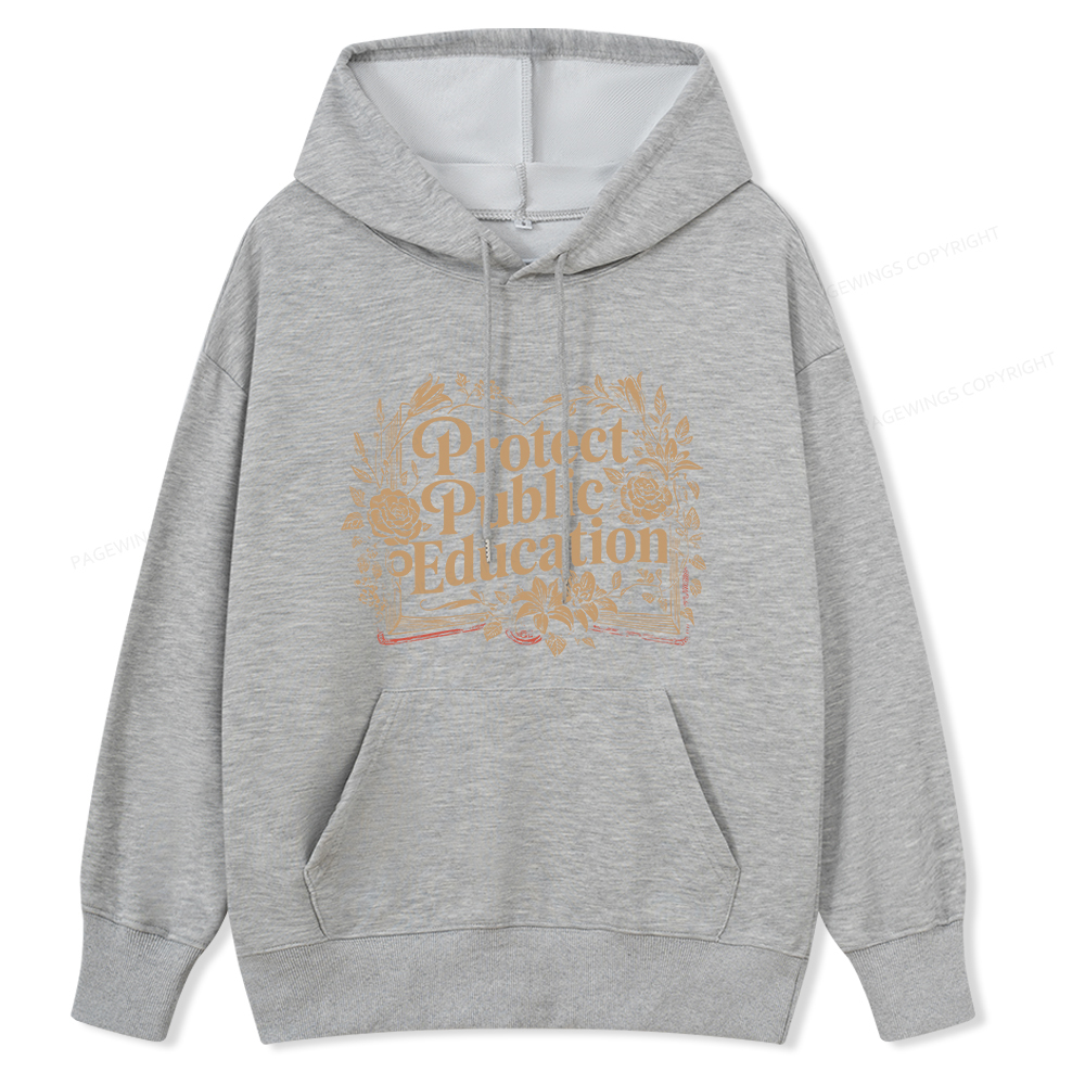 Pagewings Protect Public Education Unisex Classic Hoodie