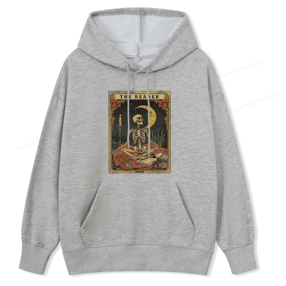 Pagewings The Reader Tarot Card Unisex Classic Hoodie