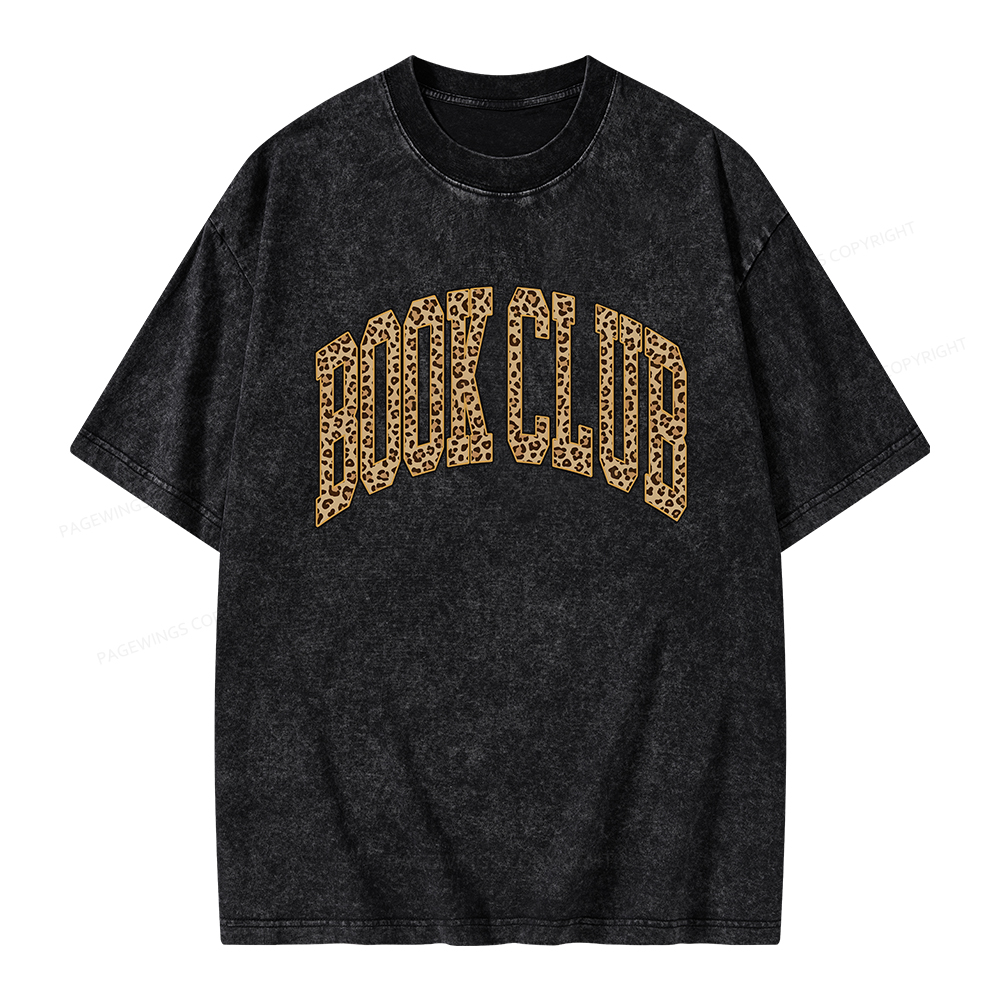 Pagewings Book Club Unisex Washed T-shirt