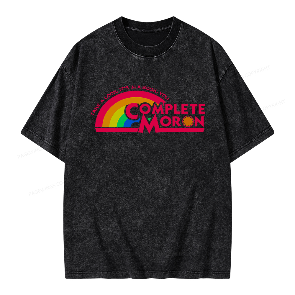 Pagewings Take A Look It's In A Book Unisex Washed T-shirt