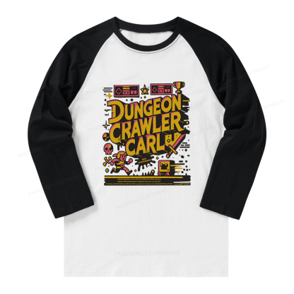 Pagewings Book New Achievement Long Sleeve Raglan T-shirt