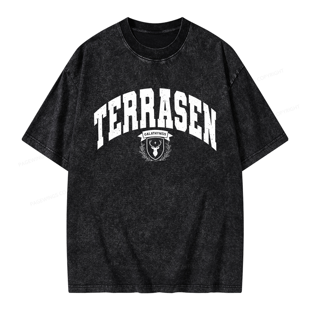 Pagewings Terrasen Unisex Washed T-shirt
