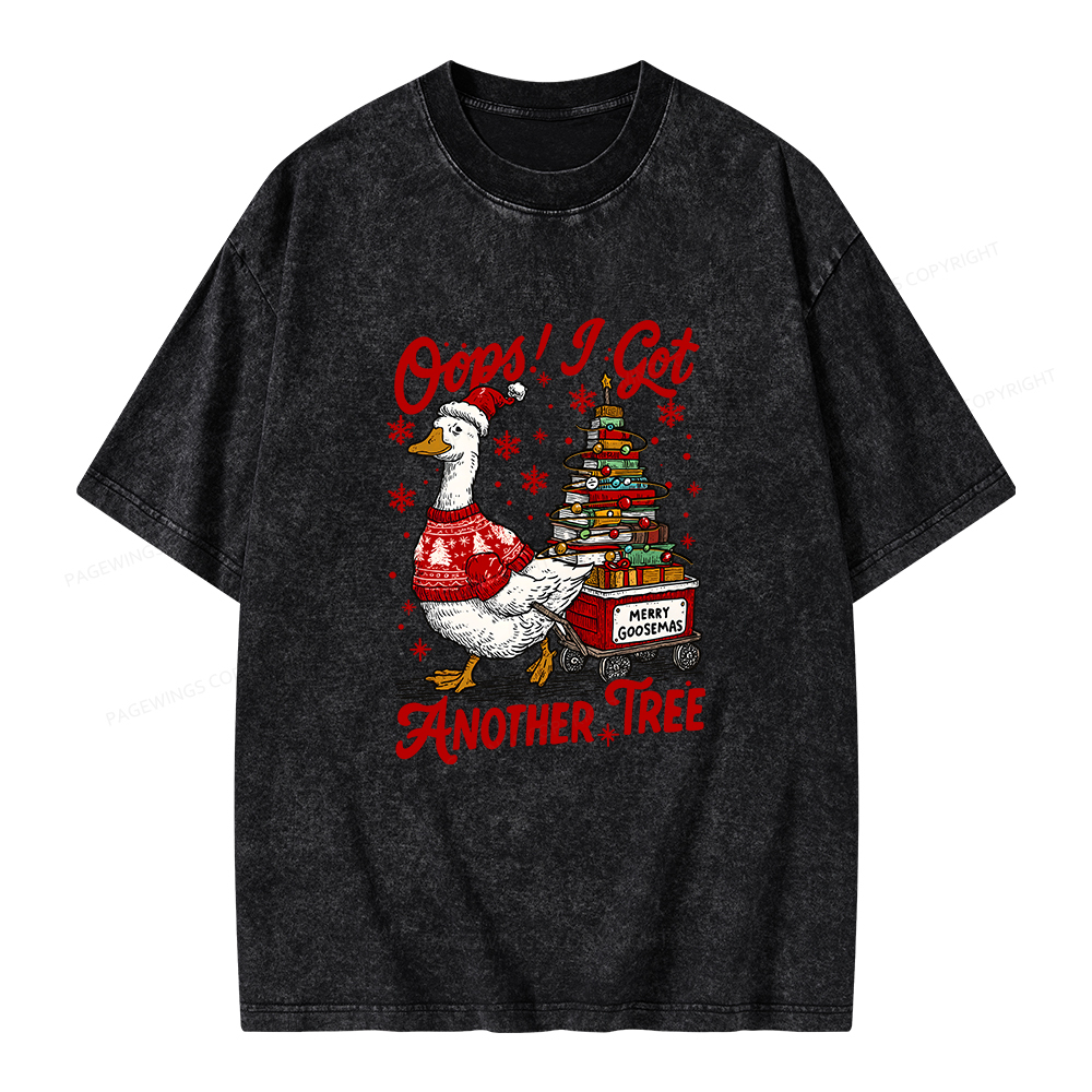 Pagewings Oops I Got Another Tree Unisex Washed T-shirt