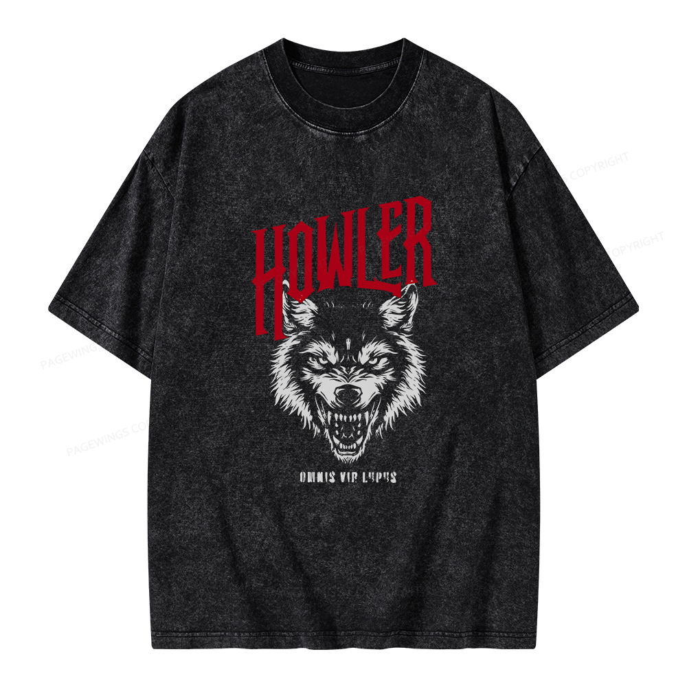 Pagewings Howler Unisex Washed T-shirt