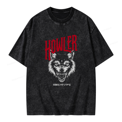 Pagewings Howler Unisex Washed T-shirt