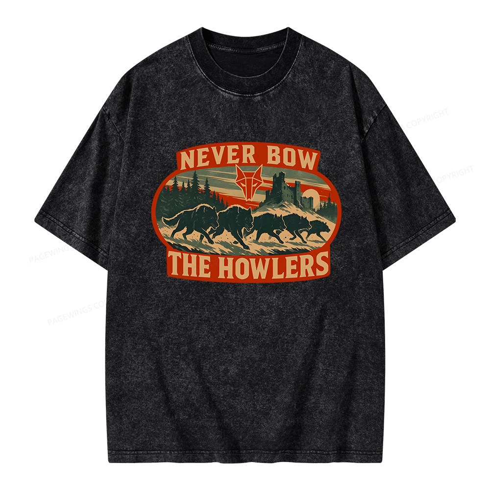 Pagewings The Howlers Unisex Washed T-shirt