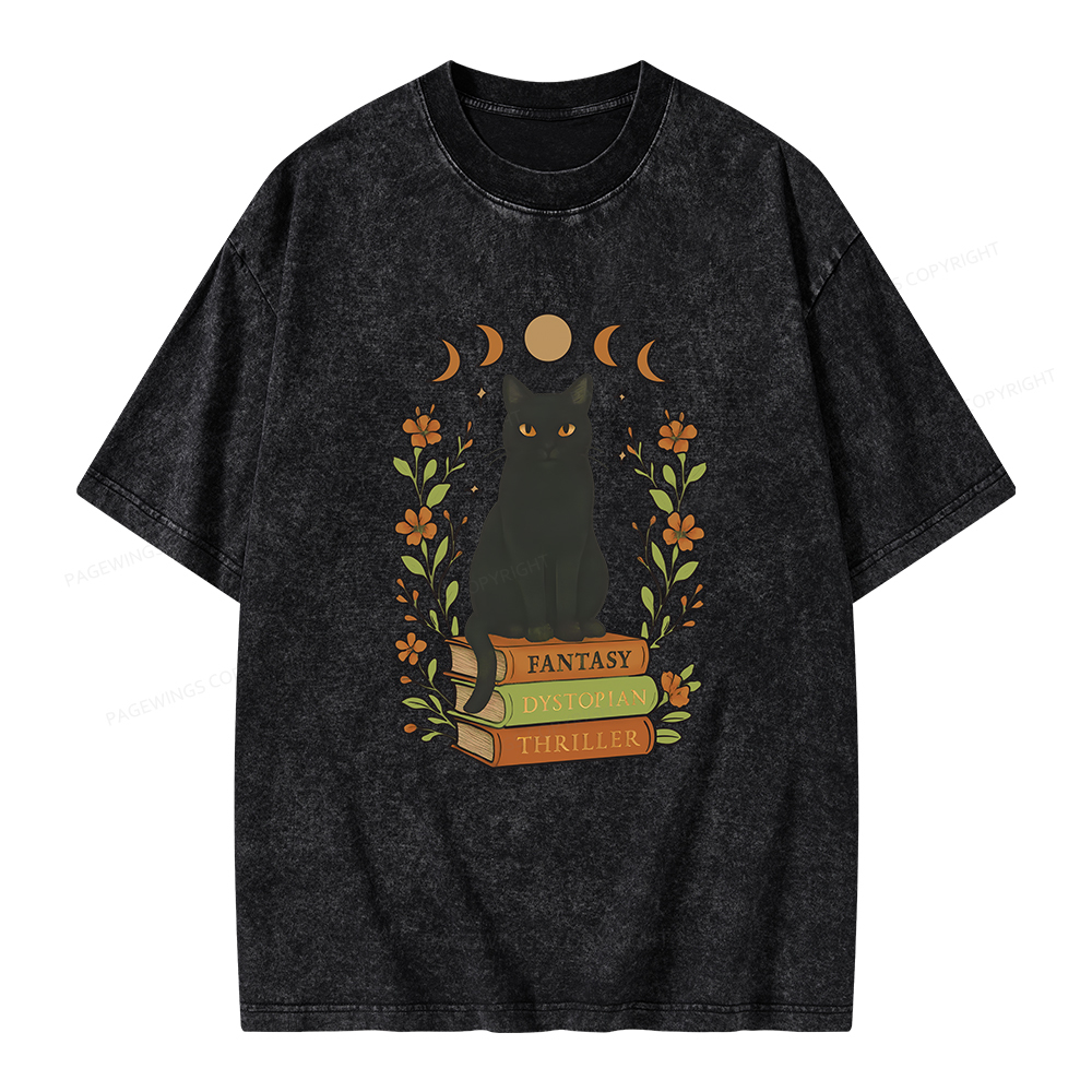 Pagewings Book Lover Unisex Washed T-shirt