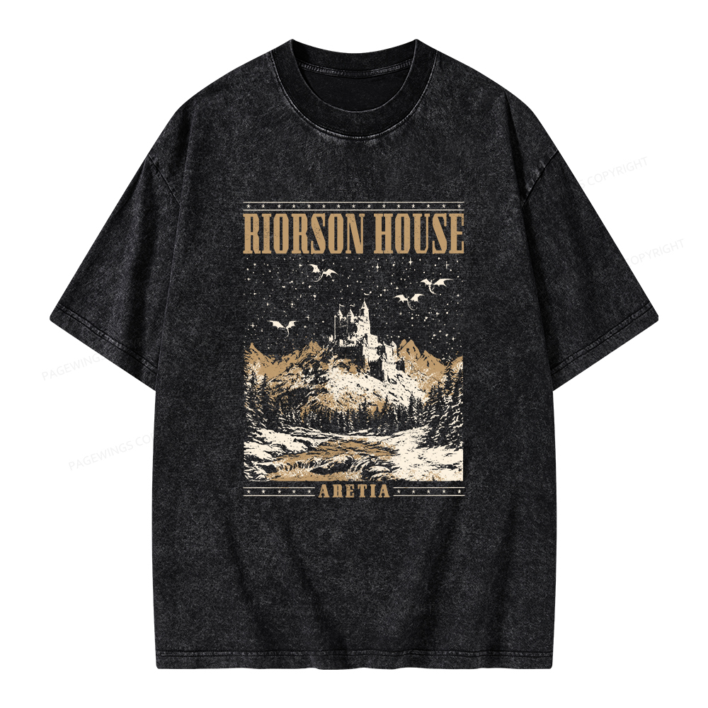 Pagewings Rierson House Unisex Washed T-shirt