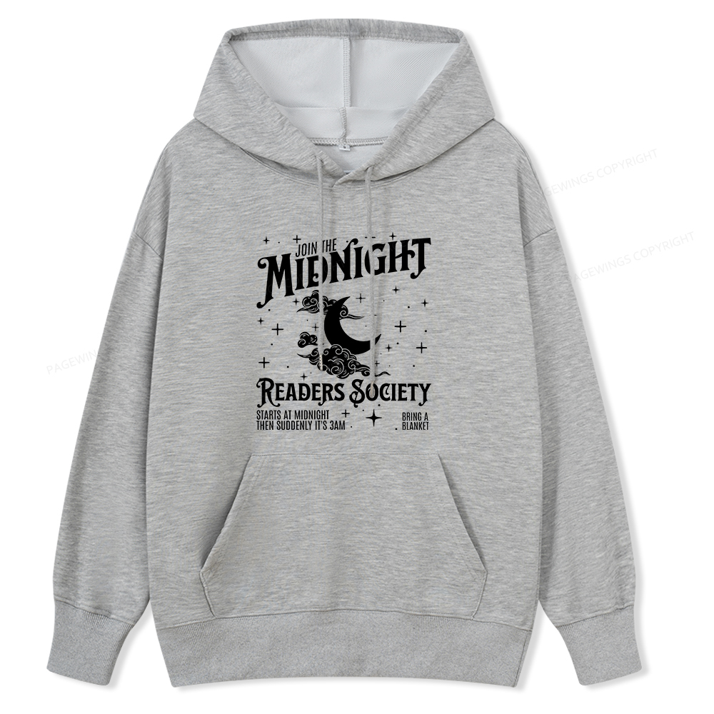 Pagewings Late Night Readers Book Club Unisex Classic Hoodie