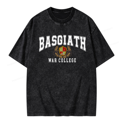 Pagewings Basgiat War Collage Unisex Washed T-shirt