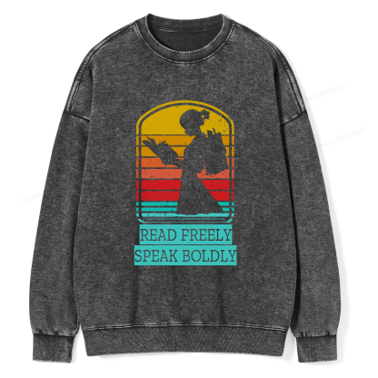 Pagewings Banned books T-Shirt Unisex Washed Sweatshirt