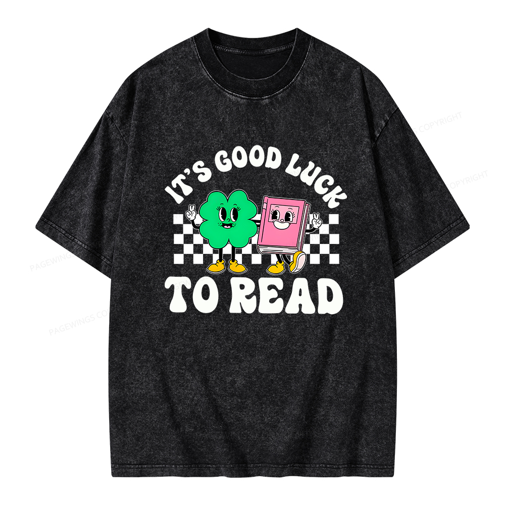 Pagewings St Patricks Day Teacher Shirt  Unisex Washed T-shirt