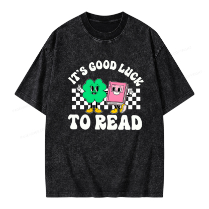 Pagewings St Patricks Day Teacher Shirt  Unisex Washed T-shirt