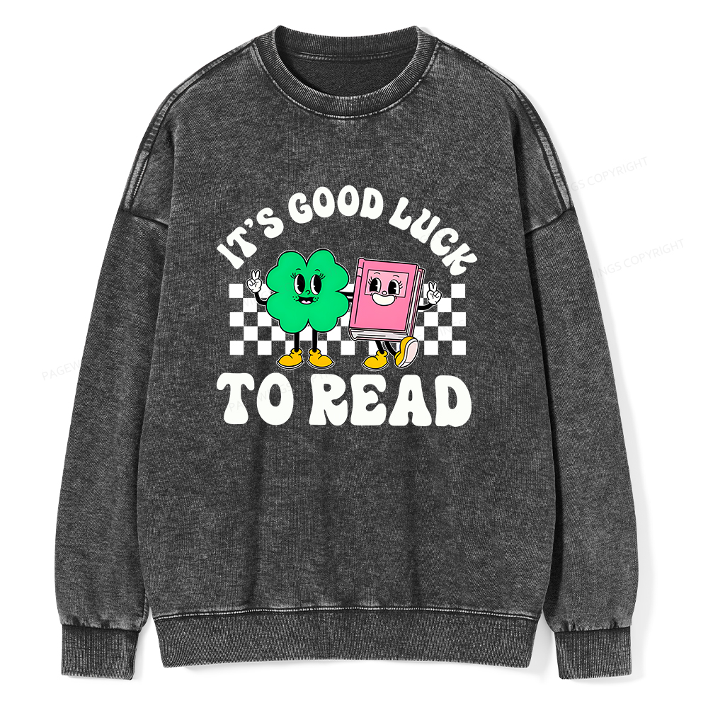 Pagewings St Patricks Day Teacher Shirt  Unisex Washed Sweatshirt