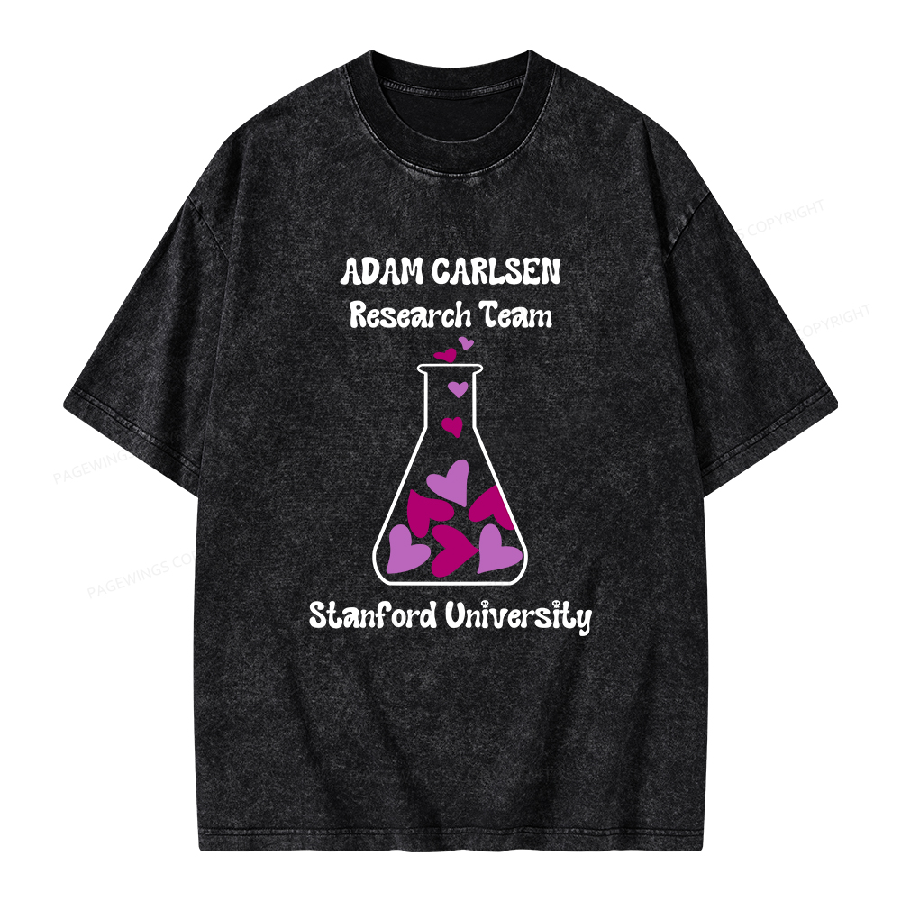 Pagewings Adam Carlsen Research Team Unisex Washed T-shirt