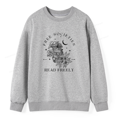 Pagewings Free Societies Read Freely Unisex Classic Sweatshirt