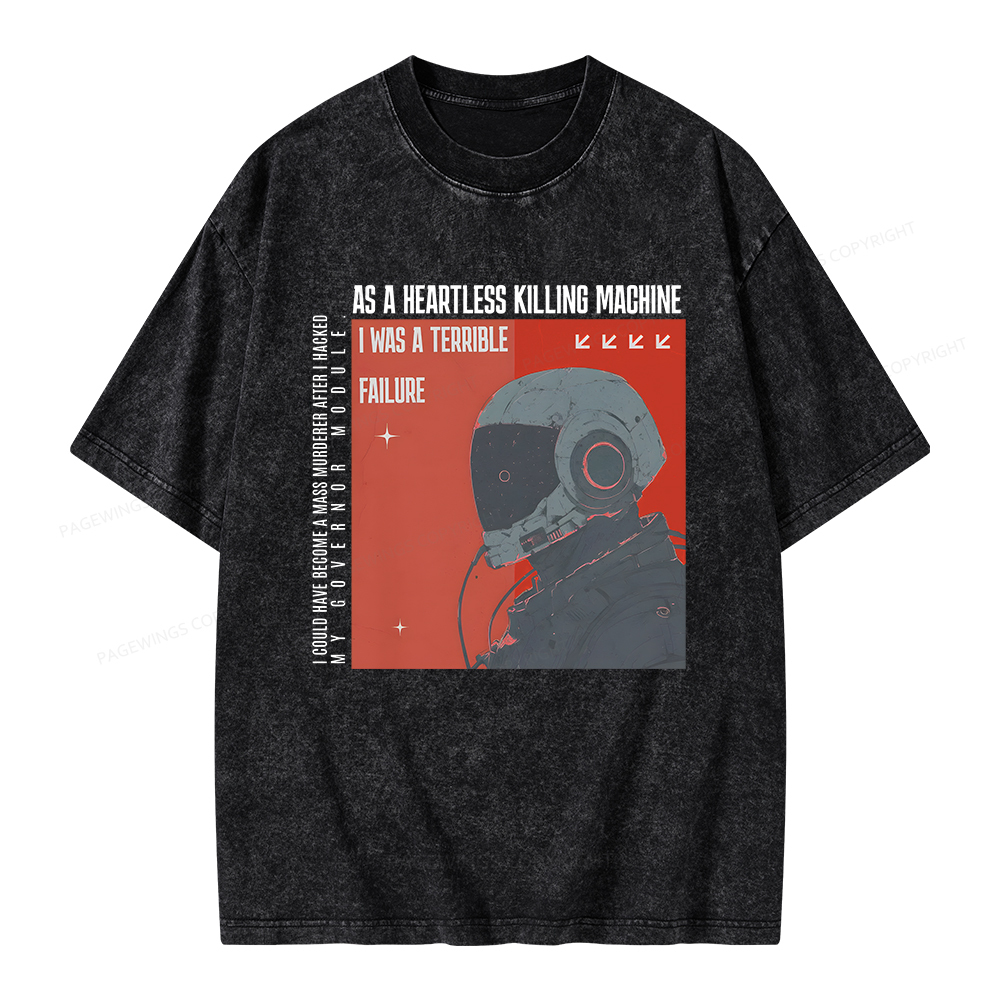 Pagewings I Was A Terrible Failure Unisex Washed T-shirt