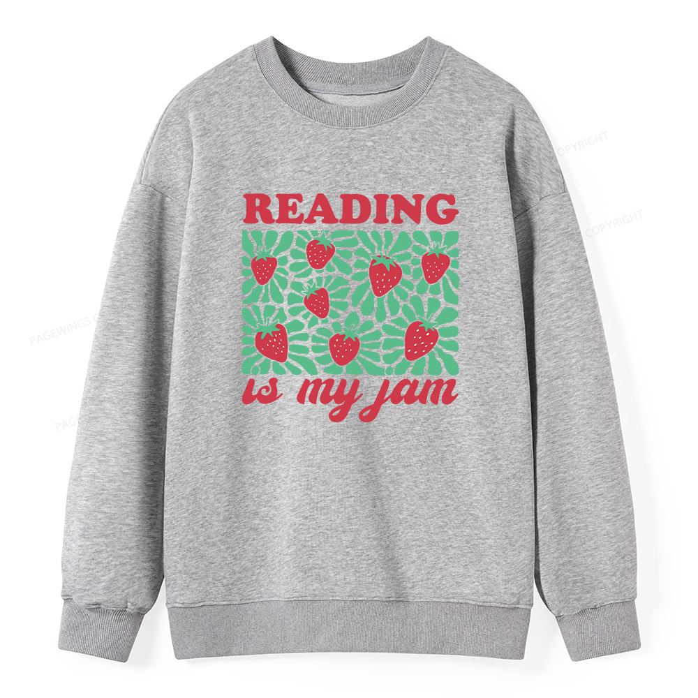 Pagewings Reading Is My Jam Unisex Classic Sweatshirt