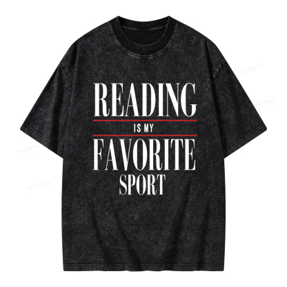 Pagewings Vintage Reading Sweatshirt, Booklover gift  Unisex Washed T-shirt