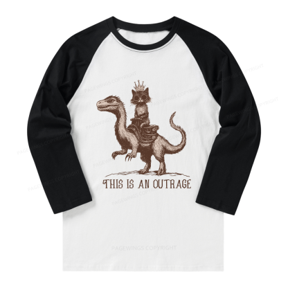 Pagewings Sci-Fi Book Lovers Long Sleeve Raglan T-shirt