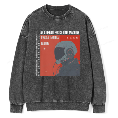 Pagewings I Was A Terrible Failure Unisex Washed Sweatshirt