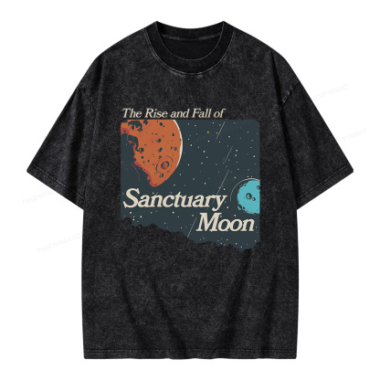Pagewings Sanctuary Moon Unisex Washed T-shirt