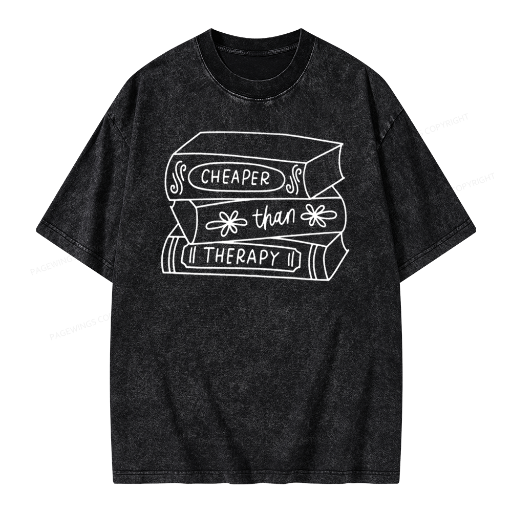 Pagewings Funny Bookish Unisex Pullover Sweater  Unisex Washed T-shirt