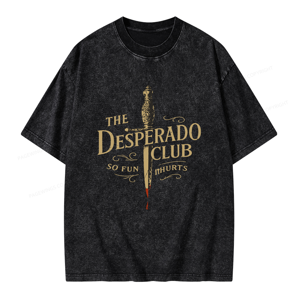 Pagewings Desperado Club Unisex Washed T-shirt