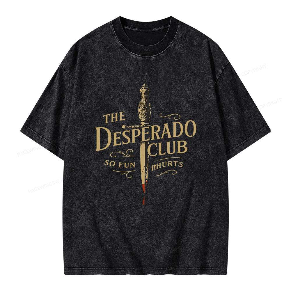 Pagewings Desperado Club Unisex Washed T-shirt