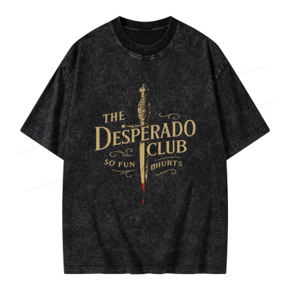 Pagewings Desperado Club Unisex Washed T-shirt