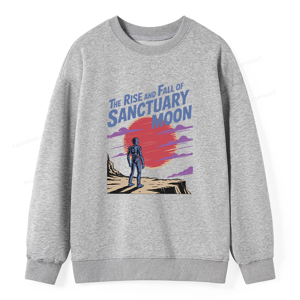 Pagewings The Rise And Fall Of Sanctuary Moon Unisex Classic Sweatshirt