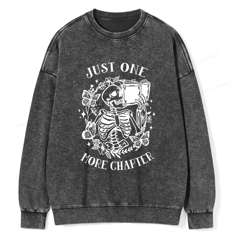 Pagewings Book Lover Shirt, Reading Shirt Unisex Washed Sweatshirt