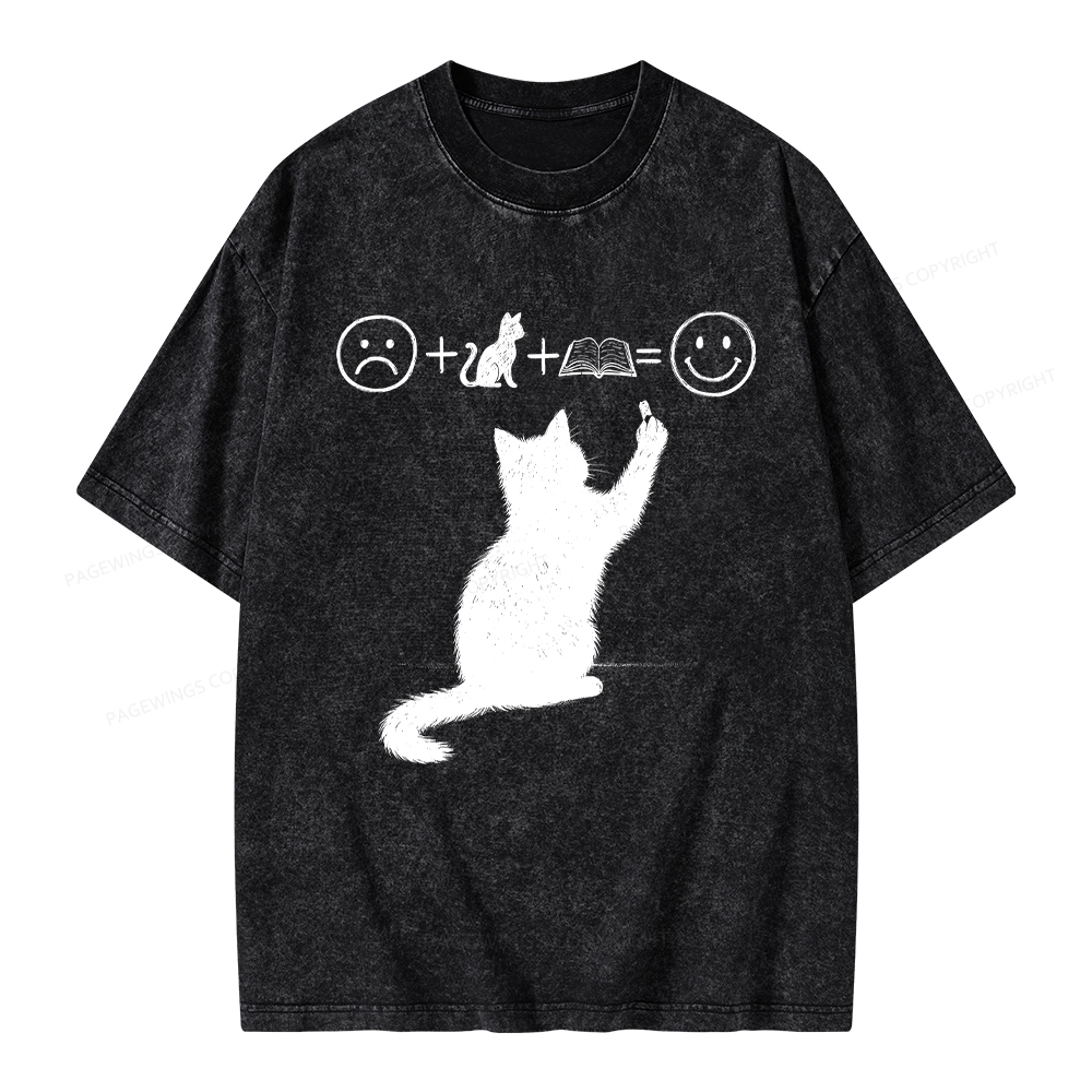 Pagewings A Good Life Is Made Up of Books Unisex Washed T-shirt