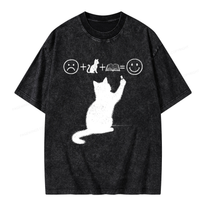 Pagewings A Good Life Is Made Up of Books Unisex Washed T-shirt