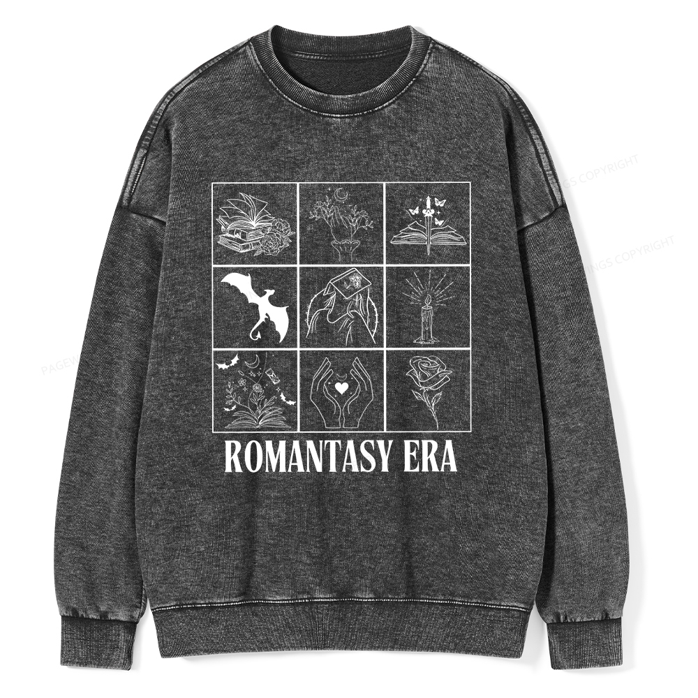 Pagewings Romantasy Era Book Shirt Comfort Colors t-shirt Unisex Washed Sweatshirt